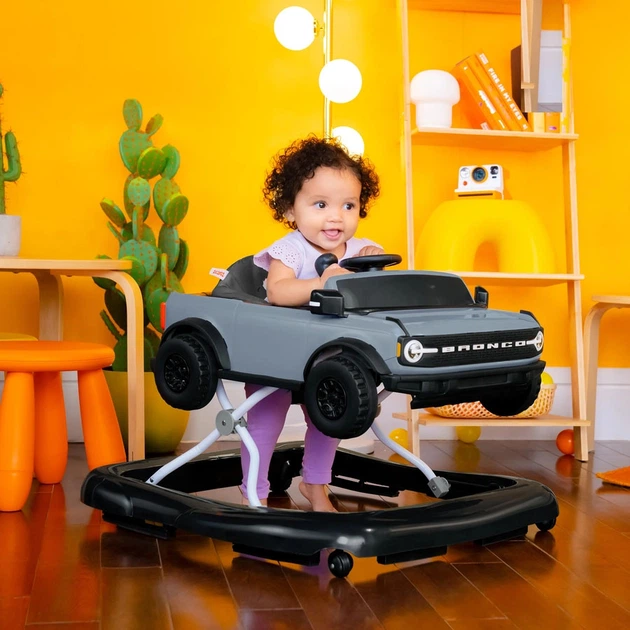 Ходунки Bright Starts Ford Bronco 4 в 1 Baby Activity Walker Синьо-сірі (0074451166509) - зображення 3