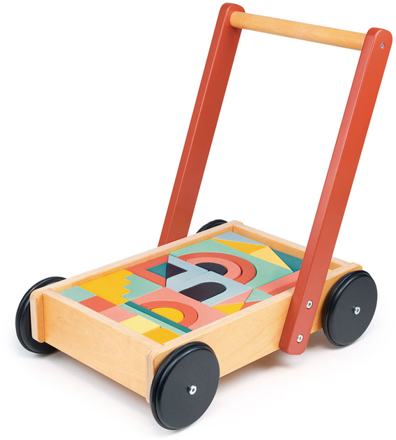 Дитячі ходунки - каталка Mentari Bambino з блоками (0191856073062) - зображення 2