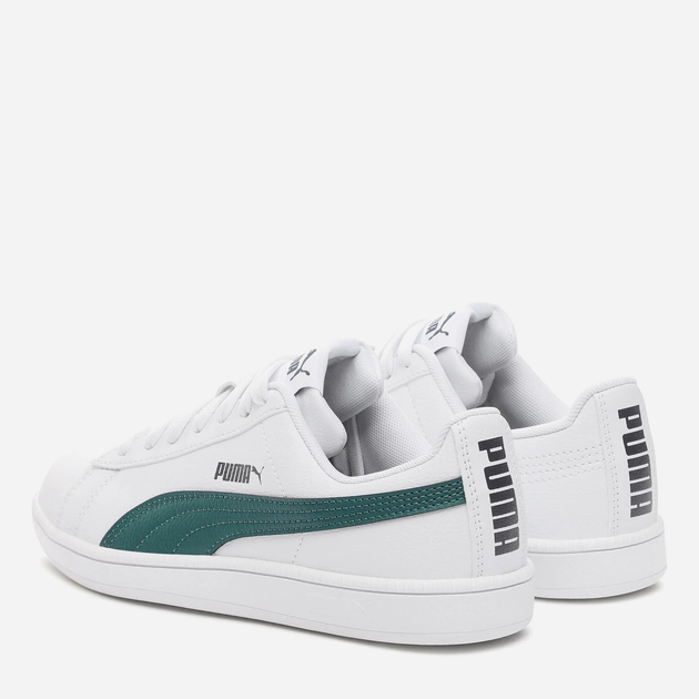 Підліткові кеди для дівчинки Puma UP Jr 37360030 37 (4) Білі з зеленим (4099683063781) - зображення 4