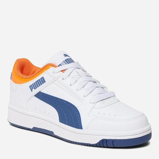 Підліткові кеди для хлопчика Puma Rebound JOY Lo Jr 38198411 37.5 (4.5) Білі (4065452819859) - зображення 2