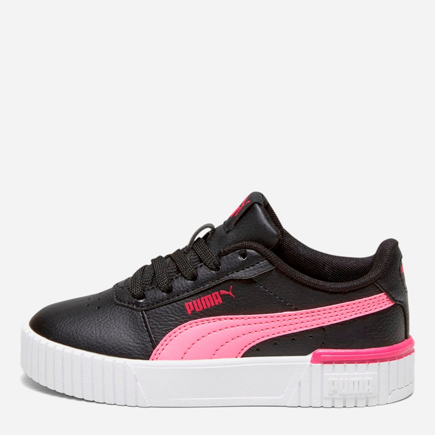 Дитячі кеди для дівчинки Puma Carina 2.0 PS 38618611 28.5 (10.5) Чорний/Червоний (4065454864284) - зображення 3