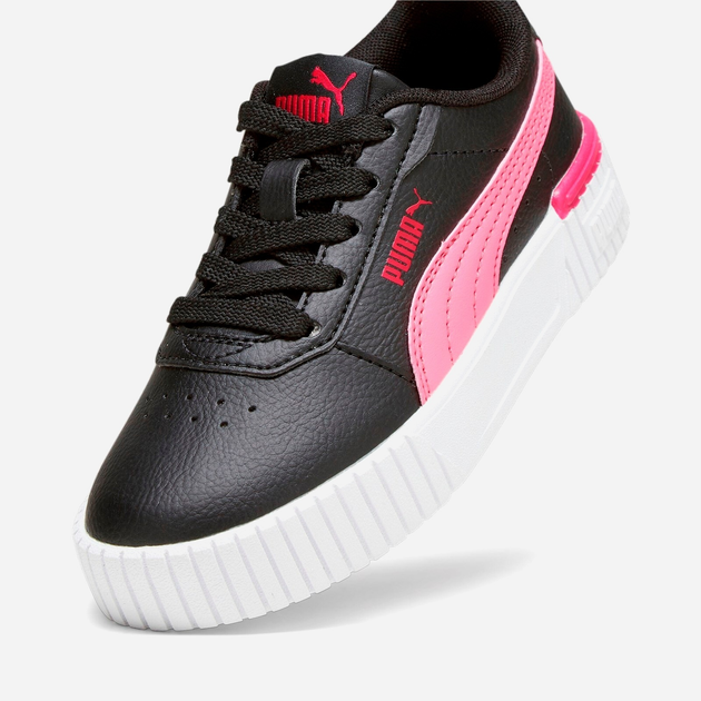 Дитячі кеди для дівчинки Puma Carina 2.0 PS 38618611 32.5 (13.5) Чорний/Червоний (4065454864345) - зображення 5