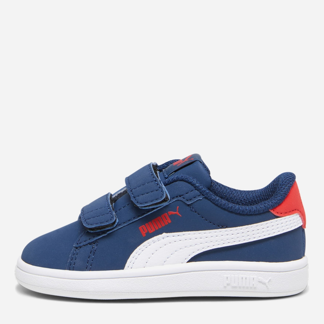 Sneakersy chłopięce na rzepy Puma Puma Smash 3.0 Buck V Inf 39204105 24 (7) Granatowe (4099683119891) - obraz 3