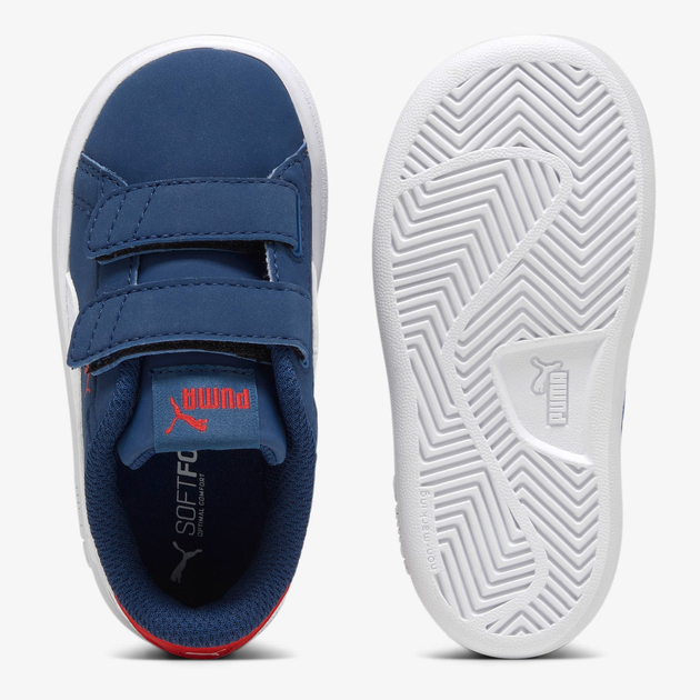 Sneakersy chłopięce na rzepy Puma Puma Smash 3.0 Buck V Inf 39204105 26 (8.5) Granatowe (4099683119914) - obraz 6