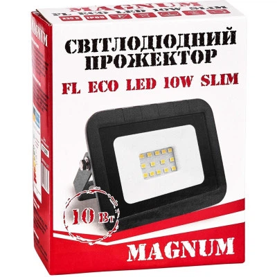 Прожектор MAGNUM FL ECO LED 10Вт slim 6500К IP65 (90011658) - изображение 4