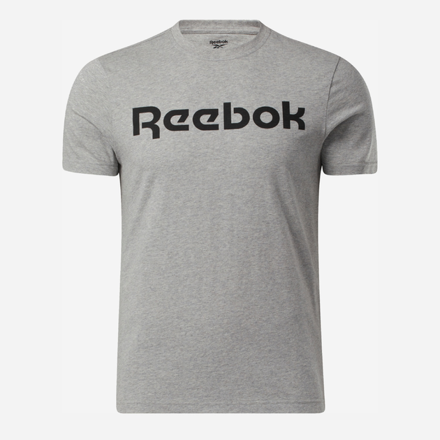 Koszulka męska bawełniana Reebok Gs Reebok Linear Rea 100038780 XL Szara (4062051840444) - obraz 1