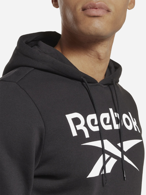 Bluza męska z kapturem Reebok Identity Big 100050290 2XL Czarna (4066751141221) - obraz 4
