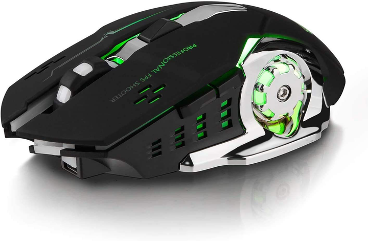 Ігрова комп'ютерна миша Epik T2 RGB підсвічування провідна Black - изображение 5
