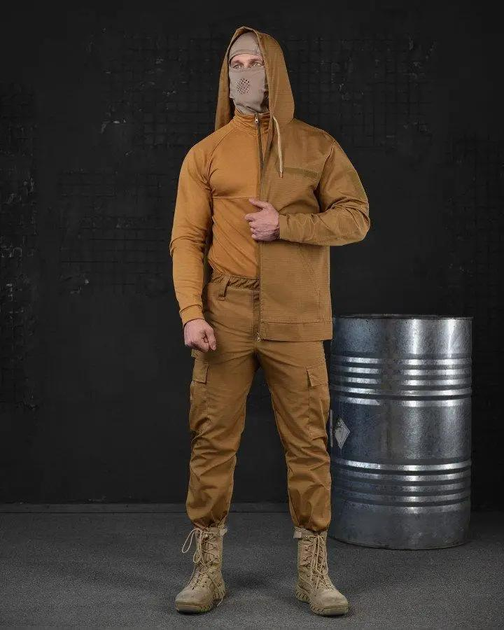 Тактический костюм 3в1 штаны+убакс+куртка весна/лето XL койот (85647) - изображение 1