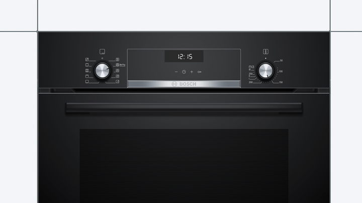 Вбудована духова шафа Bosch HBJ558YB3Q чорна - зображення 4