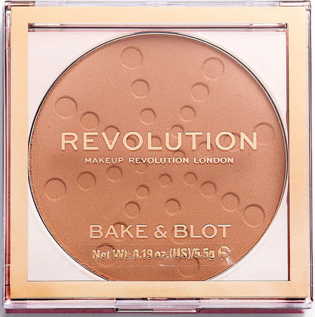 Пудра Makeup Revolution Bake & Blot пресована матуюча Peach 5.5 г (5057566078368) - зображення 1