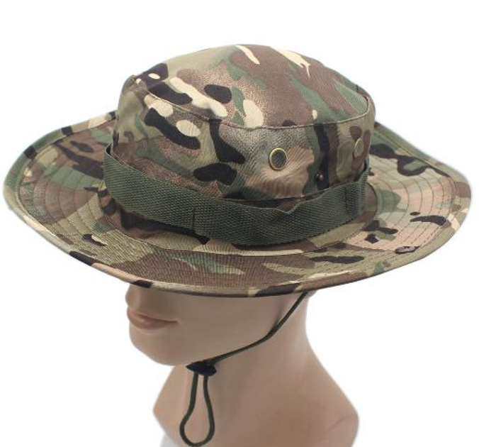 Тактичний Панама Мультикам тактичний капелюх, армійська камуфляжна Військова ЗСУ - зображення 1