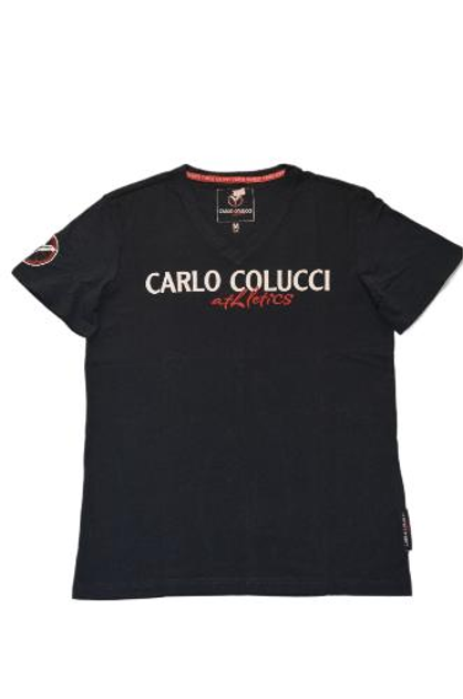 Футболка мужская CARLO COLUCCI Atletico Италия 48-50 Синяя ( 1083 ...