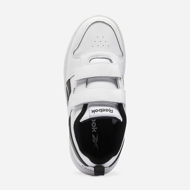 Sneakersy chłopięce na rzepy Reebok Royal Prime 2 100039111 31.5 Białe z czarnym (4064046210577) - obraz 5
