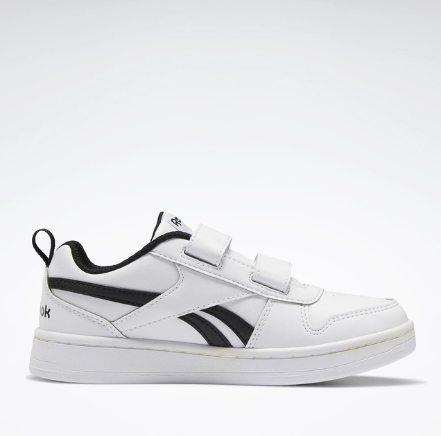 Sneakersy chłopięce na rzepy Reebok Royal Prime 2 100039111 27.5 Białe z czarnym (4064046210508) - obraz 4