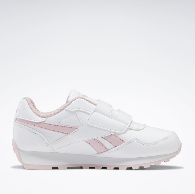 Buty sportowe dziecięce dla dziewczynki na rzepy Reebok Royal Rewind 100046407 30.5 Białe z bladoróżowym (4064053757638) - obraz 4