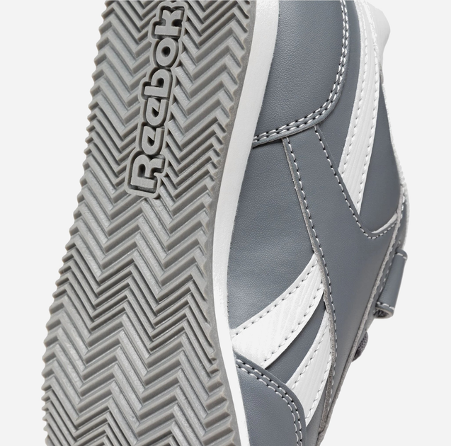 Buty sportowe chłopięce na rzepy Reebok Royal Cl Jog 100074581 32 Szare (1200143121702) - obraz 7