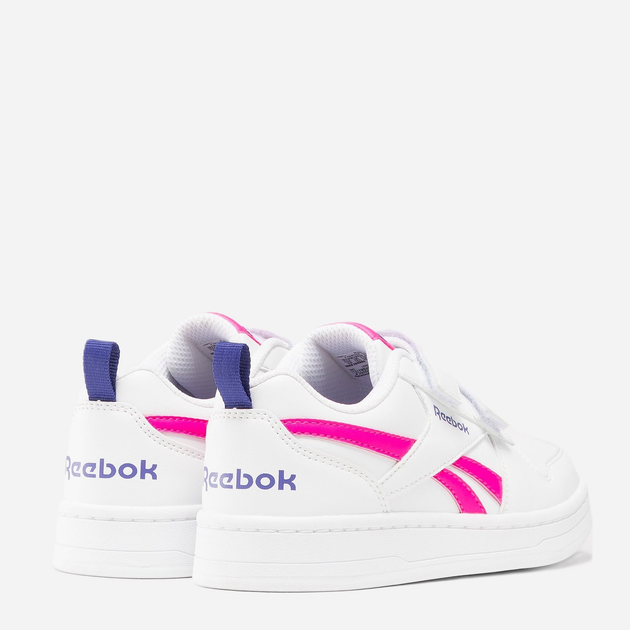 Sneakersy dziecięce dla dziewczynki na rzepy Reebok Royal Prime 2 100074594 31.5 Białe (1200143126820) - obraz 3
