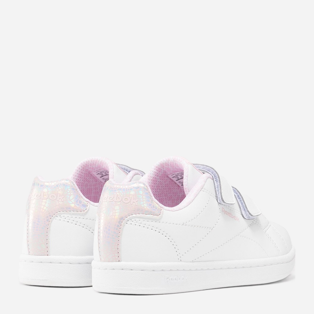 Sneakersy dziecięce dla dziewczynki na rzepy Reebok Royal Complete C 100075147 27 Białe (1200143259146) - obraz 3