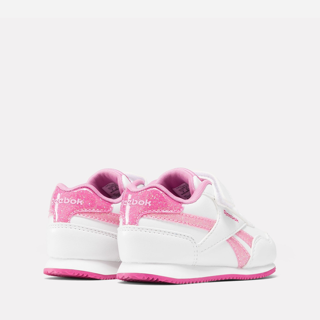 Дитячі кросівки для дівчинки Reebok Royal Cl Jog 100075162 22.5 Білі з рожевим (1200143260869) - зображення 3