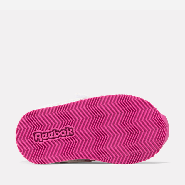 Дитячі кросівки для дівчинки Reebok Royal Cl Jog 100075162 22.5 Білі з рожевим (1200143260869) - зображення 5
