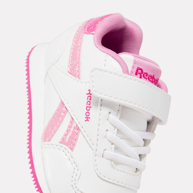 Дитячі кросівки для дівчинки Reebok Royal Cl Jog 100075162 22.5 Білі з рожевим (1200143260869) - зображення 7
