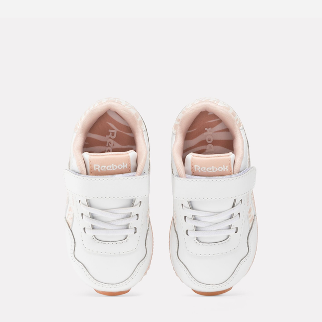 Дитячі кросівки для дівчинки Reebok Royal Cl Jog 100075163 22.5 Білі з бежевим (1200143260999) - зображення 4