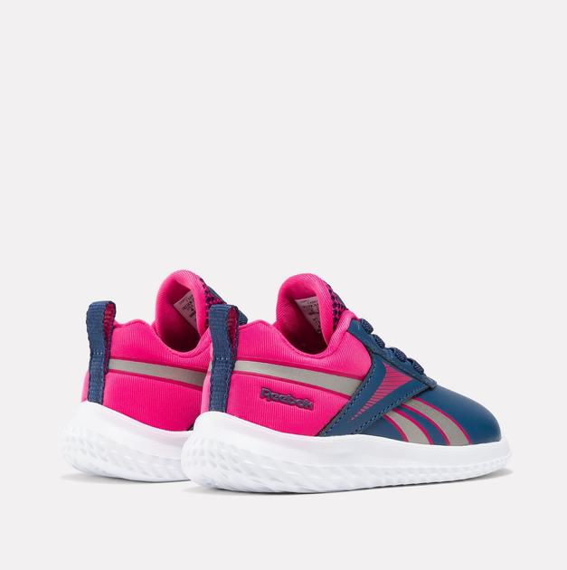 Buty sportowe dziecięce dla dziewczynki na rzepy Reebok Rush Runner 5 100075215 22.5 Granatowe (1200143267479) - obraz 3