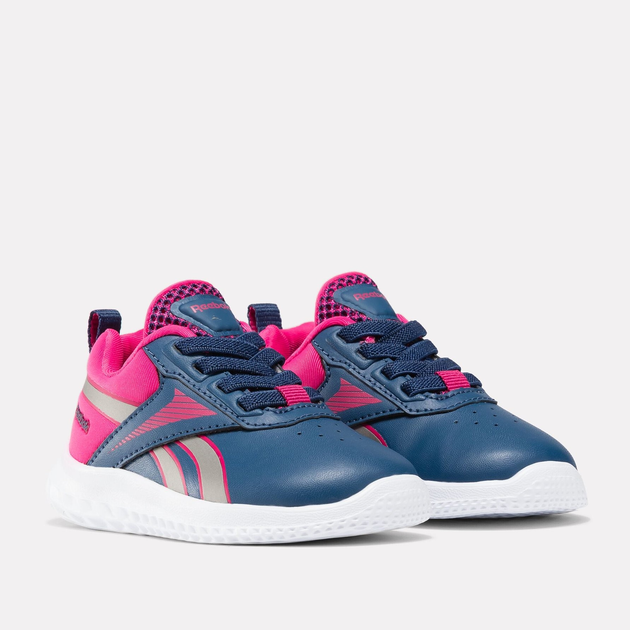 Buty sportowe dziecięce dla dziewczynki na rzepy Reebok Rush Runner 5 100075215 25.5 Granatowe (1200143267523) - obraz 2