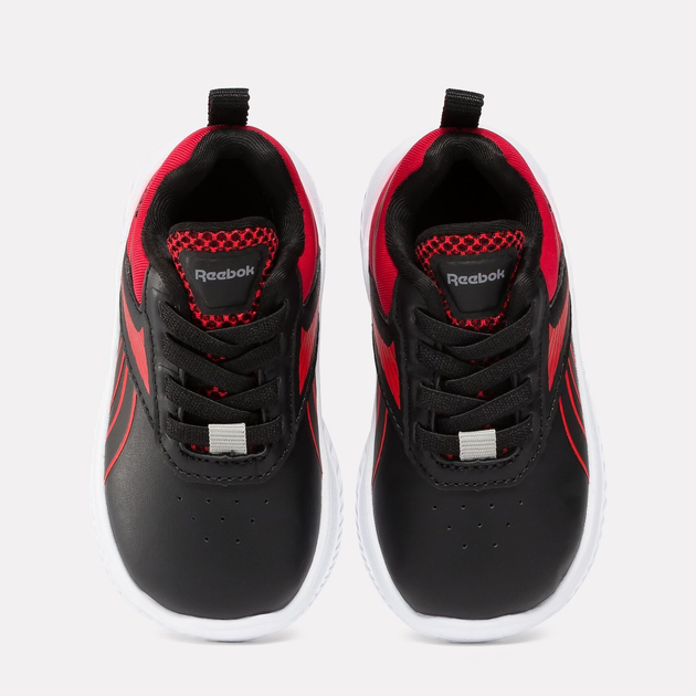 Дитячі кросівки для хлопчика Reebok Rush Runner 5 100075216 22 Чорні з червоним (1200143267592) - зображення 4