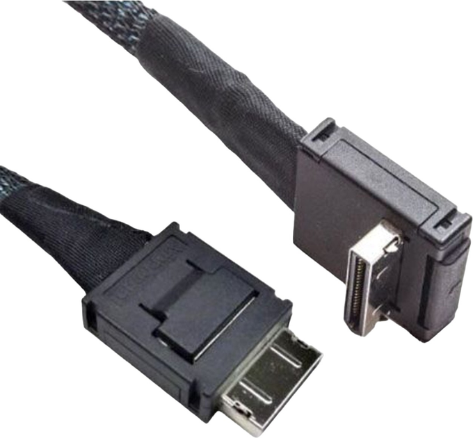 Kabel Intel SFF pod kątem prostym 80 cm Black (AXXCBL800CVCR) - obraz 1