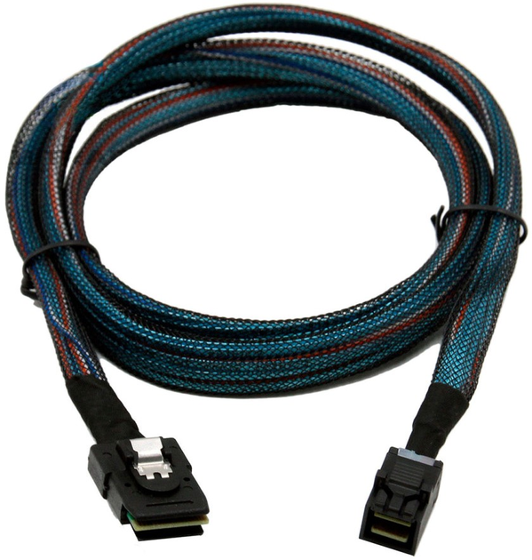 Kabel Intel Kit miniSAS - miniSAS HD ROC to SAS Black (CYPCBLHDHDXXX) - obraz 1