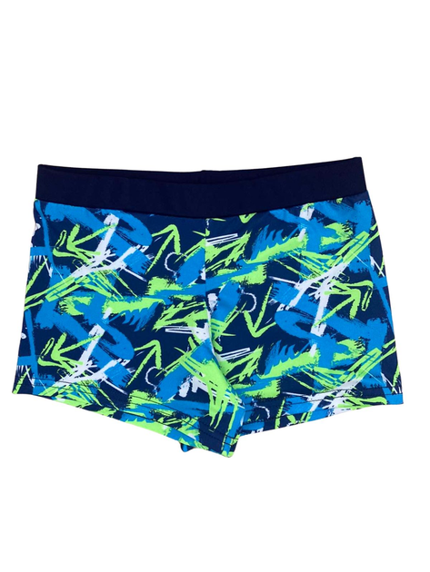 Плавки Keyzi 122 Синий-рисунок Line small short – Брендовая одежда ...