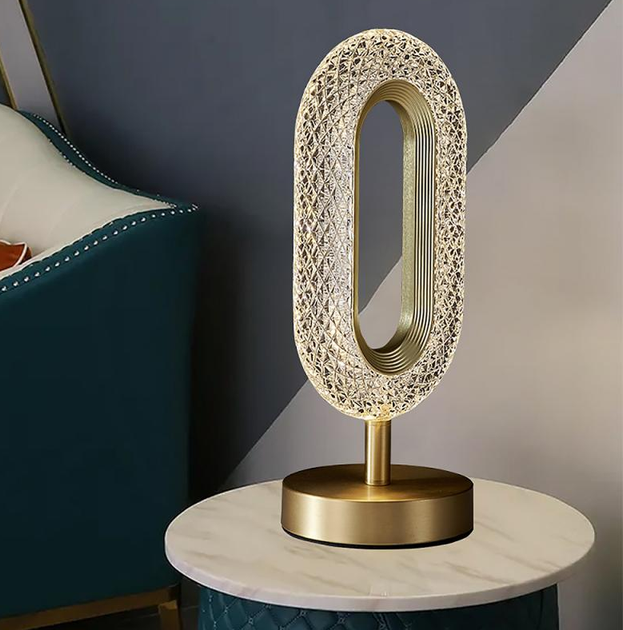 Настільна лампа Нічник імітація кришталю Creatice Table Lamp 14 - зображення 7