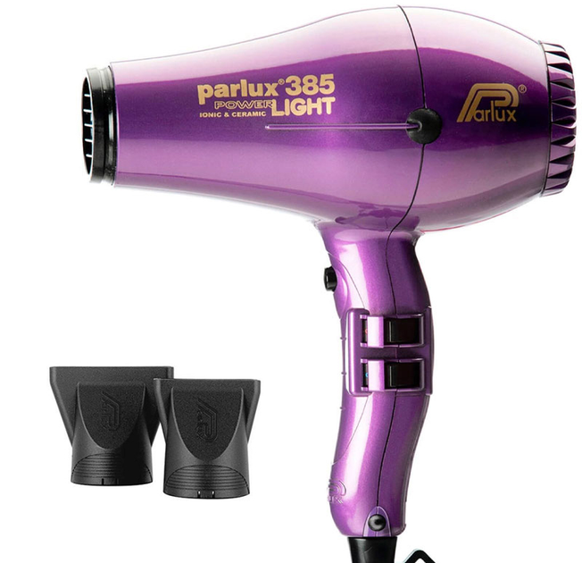 Suszarka do włosów Parlux 385 Power Light Ionic & Ceramic Violet (8021233124167) - obraz 1