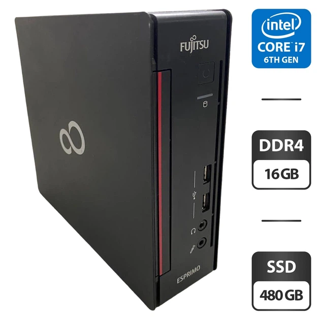 Неттоп Fujitsu Esprimo Q556 USFF / Intel Core i7-6700T (4 (8) ядра
