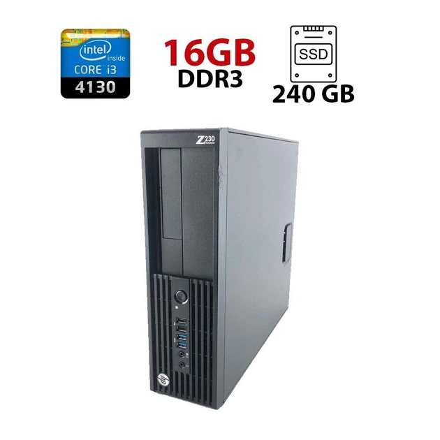 Компьютер HP WorkStation Z230 SFF / Intel Core i3-4130 (2 (4