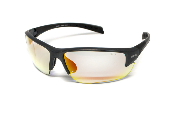 Окуляри фотохромні (захисні) Global Vision Hercules-7 Photochromic Anti-Fog (G-Tech™ red), фотохромні дзеркальні червоні - зображення 2