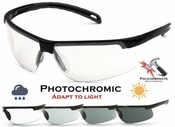 Очки защитные фотохромные Pyramex Ever-Lite Photochromic (clear), прозрачные фотохромные - изображение 1