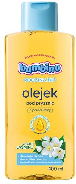 Olejek pod prysznic Bambino Rodzina hiperdelikatny Jaśmin 400 ml (5900017075068) - obraz 1