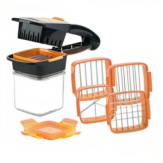 Овощерезка универсальная Nicer Dicer Quick Измельчитель 5в1 с контейнером 200мл - изображение 2