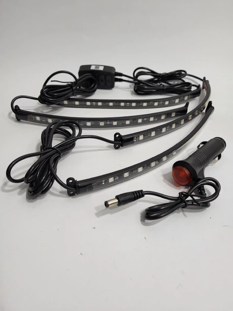 Универсальная светодиодная RGB led подсветка салона автомобиля (управление с телефона) - изображение 2