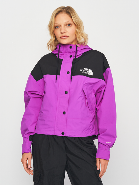 Акція на Куртка демісезонна коротка з капюшоном жіноча The North Face NF0A3XDCLV11 M Фіолетова від Rozetka