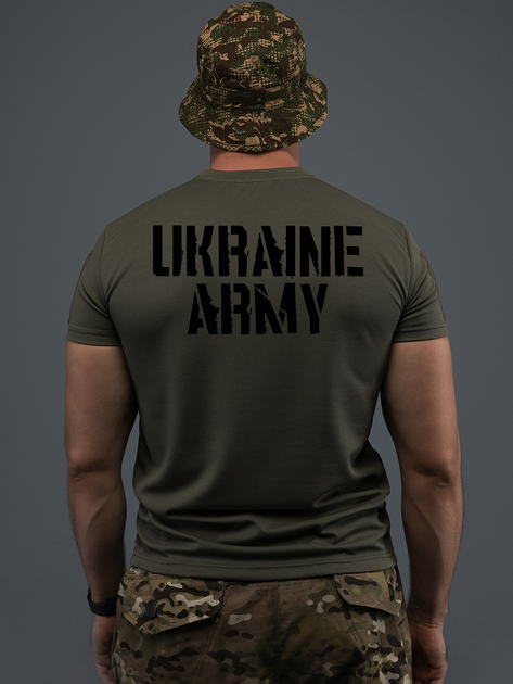 Футболка CoolMax UKRAINE ARMY олива M - зображення 2