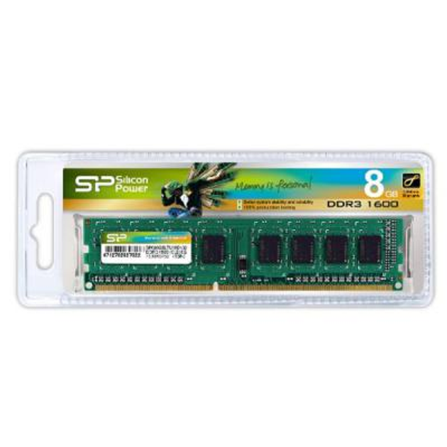 Модуль памяти для компьютера Silicon Power DDR3 8GB 1600 MHz ...
