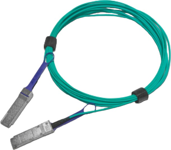 Оптичний патчкорд Mellanox QSFP 15 м Blue (980-9I13S-00E015) - зображення 1