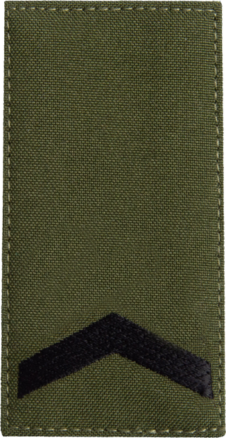 Шеврон нашивка на липучці IDEIA погон звання ЗСУ Старший Солдат 5х10 см (2200004295596) - зображення 1