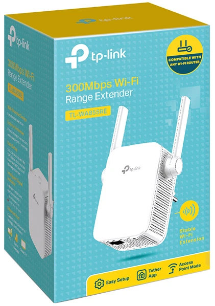 Ретранслятор TP-Link TL-WA855RE N300 WiFi Range Extender - зображення 3
