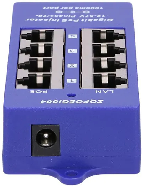 Iniektor PoE Extralink 4-portowy gigabitowy (EX.6358) - obraz 3
