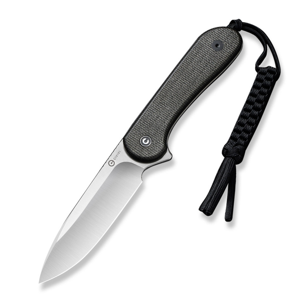 Ніж класичний Civivi Fixed Blade Elementum Black C2105B - зображення 1